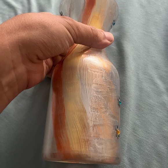 Elegant Multicolor Glass Vase - Picture 4 of 6